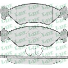05P295 LPR Комплект тормозных колодок, дисковый тормоз