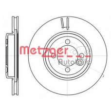 61081.10 METZGER Тормозной диск