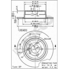 BS 7590 BRECO Тормозной диск