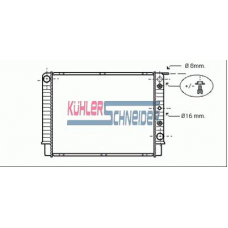 3300111 KUHLER SCHNEIDER Радиатор, охлаждение двигател