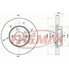 BD-6153 FREMAX Тормозной диск