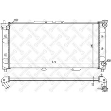 10-25216-SX STELLOX Радиатор, охлаждение двигателя