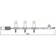 WI0606 BREMSI Сигнализатор, износ тормозных колодок