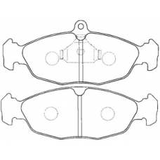 PN-0021 JNBK Колодки тормозные