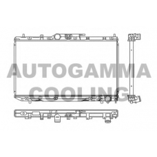 103539 AUTOGAMMA Радиатор, охлаждение двигателя