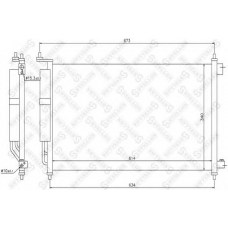 10-45224-SX STELLOX Конденсатор, кондиционер