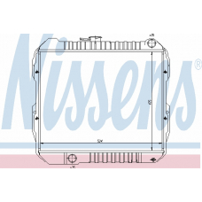 64848 NISSENS Радиатор, охлаждение двигателя