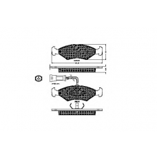 30944 SPIDAN Комплект тормозных колодок, дисковый тормоз