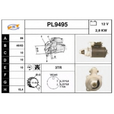 PL9495 SNRA Стартер