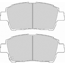 FD6908A NECTO Комплект тормозных колодок, дисковый тормоз