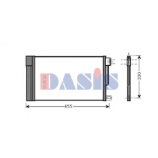 152031N AKS DASIS Конденсатор, кондиционер