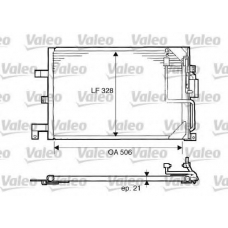 817507 VALEO Конденсатор, кондиционер