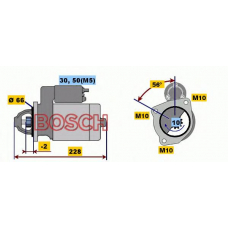 0 001 108 183 BOSCH Стартер