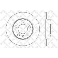 6020-4761-SX STELLOX Тормозной диск