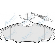 PAD901 APEC Комплект тормозных колодок, дисковый тормоз