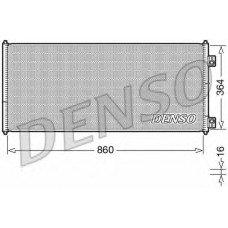 DCN10032 DENSO Конденсатор, кондиционер