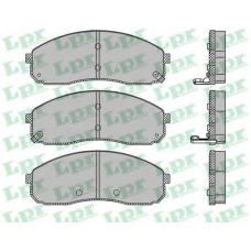 05P1444 LPR Комплект тормозных колодок, дисковый тормоз