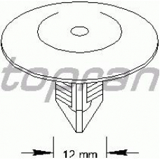 700 580 TOPRAN Пружинный зажим