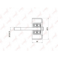 PB7026 LYNX Ролик направляющий / приводной
