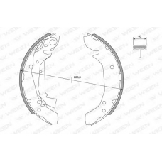 152-2022 WEEN Комплект тормозных колодок