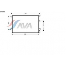 SBA5058 AVA Конденсатор, кондиционер