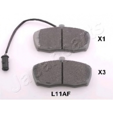 PA-L11AF JAPANPARTS Комплект тормозных колодок, дисковый тормоз