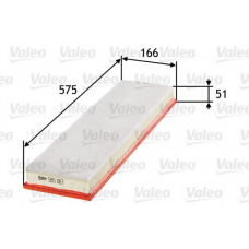 585067 VALEO Воздушный фильтр