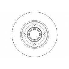 NBD1642 NATIONAL Тормозной диск