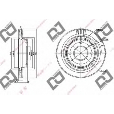 BD1105 DJ PARTS Тормозной диск