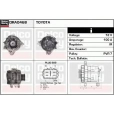 DRA0468 DELCO REMY Генератор