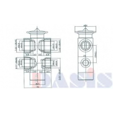 840290N AKS DASIS Расширительный клапан, кондиционер