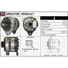 DRA3108 DELCO REMY Генератор