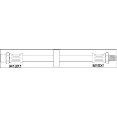 G1912.01 WOKING Тормозной шланг