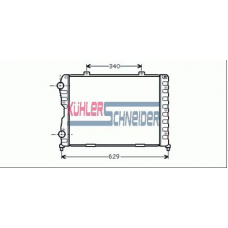 1010701 KUHLER SCHNEIDER Радиатор, охлаждение двигател