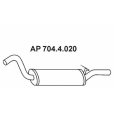 704.4.020 EBERSPACHER Глушитель выхлопных газов конечный