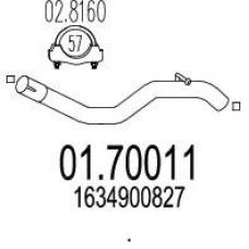 01.70011 MTS Труба выхлопного газа
