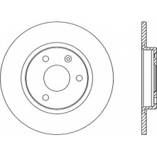 BDR1111.10 OPEN PARTS Тормозной диск