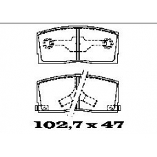 BL1294A2 FTE Комплект тормозных колодок, дисковый тормоз