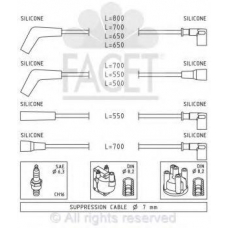 4.7092 FACET Ккомплект проводов зажигания