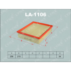 LA-1106 LYNX Фильтр воздушный