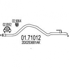 01.71012 MTS Труба выхлопного газа