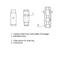 01-2236 METELLI Направляющая втулка клапана