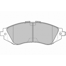 FD6819A NECTO Комплект тормозных колодок, дисковый тормоз