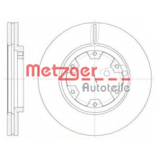 6466.10 METZGER Тормозной диск
