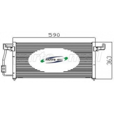 PXNCX-009Z Parts mall Конденсатор, кондиционер