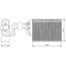 36068 NRF Испаритель, кондиционер