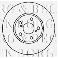 BBD4329 BORG & BECK Тормозной диск
