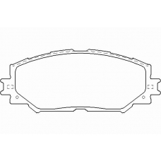 P 83 082 BREMBO Комплект тормозных колодок, дисковый тормоз