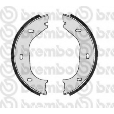 S 06 505 BREMBO Комплект тормозных колодок, стояночная тормозная с