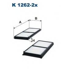 K1262-2X FILTRON Фильтр, воздух во внутренном пространстве